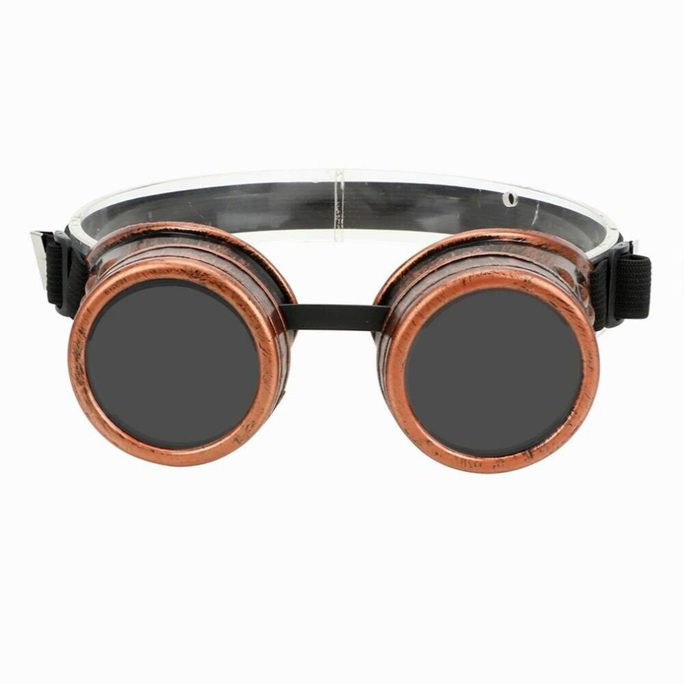 Leepee Motocycle Windproof Eyewears Vintage Welding Punk Gothic Sunglasses Retro Protective Gears Steampunk Glasses Adjustable Multicoloured 885671807826