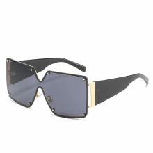 Boyarn Large Frame One-piece Sunglasses Steampunk Large Frame Glasses Personalized One-piece Jelly Sunglasse