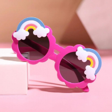 Childrens Cartoon Rainbow Decorative Glasses Anti-ultraviolet Glare Sunglasses Kids Baby Sunglasses Universal Sunglasses