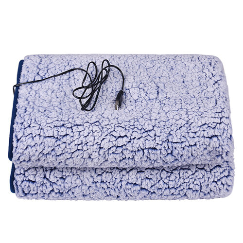 Heated Throw Electric Over Blanket Digital Control Washable Fleece 2