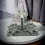 Elegant Silver Crushed Diamond Lotus Tealight Holder 2
