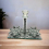 Elegant Silver Crushed Diamond Lotus Tealight Holder 3