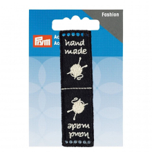 Prym Handmade Label Patch Black - per pack