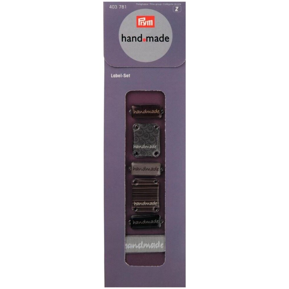 Prym Handmade Labels & Ribbon  Naturals - per pack of 11