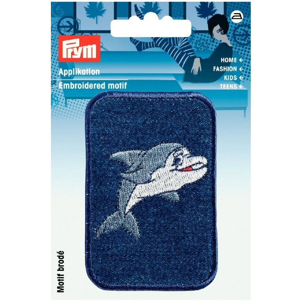 Prym Patch Motif Dolphin - Each
