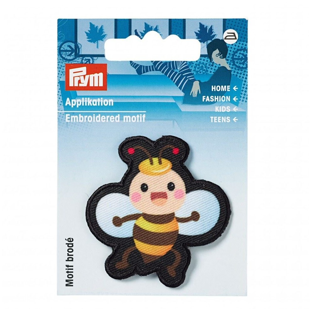Prym Patch Motif Bee - Each Black