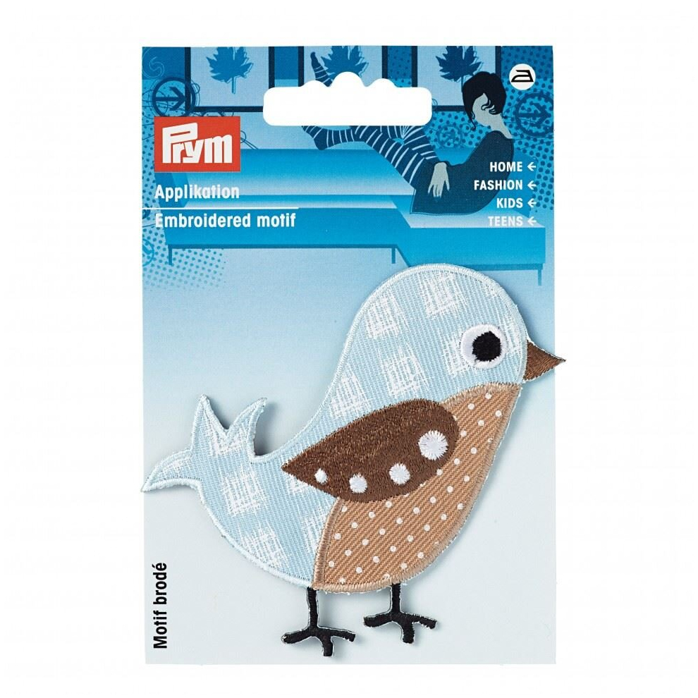 Prym Patch Motif Bird - Each Beige