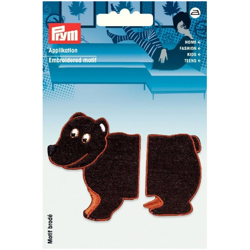 Prym Patch Motif Brown Bear - each
