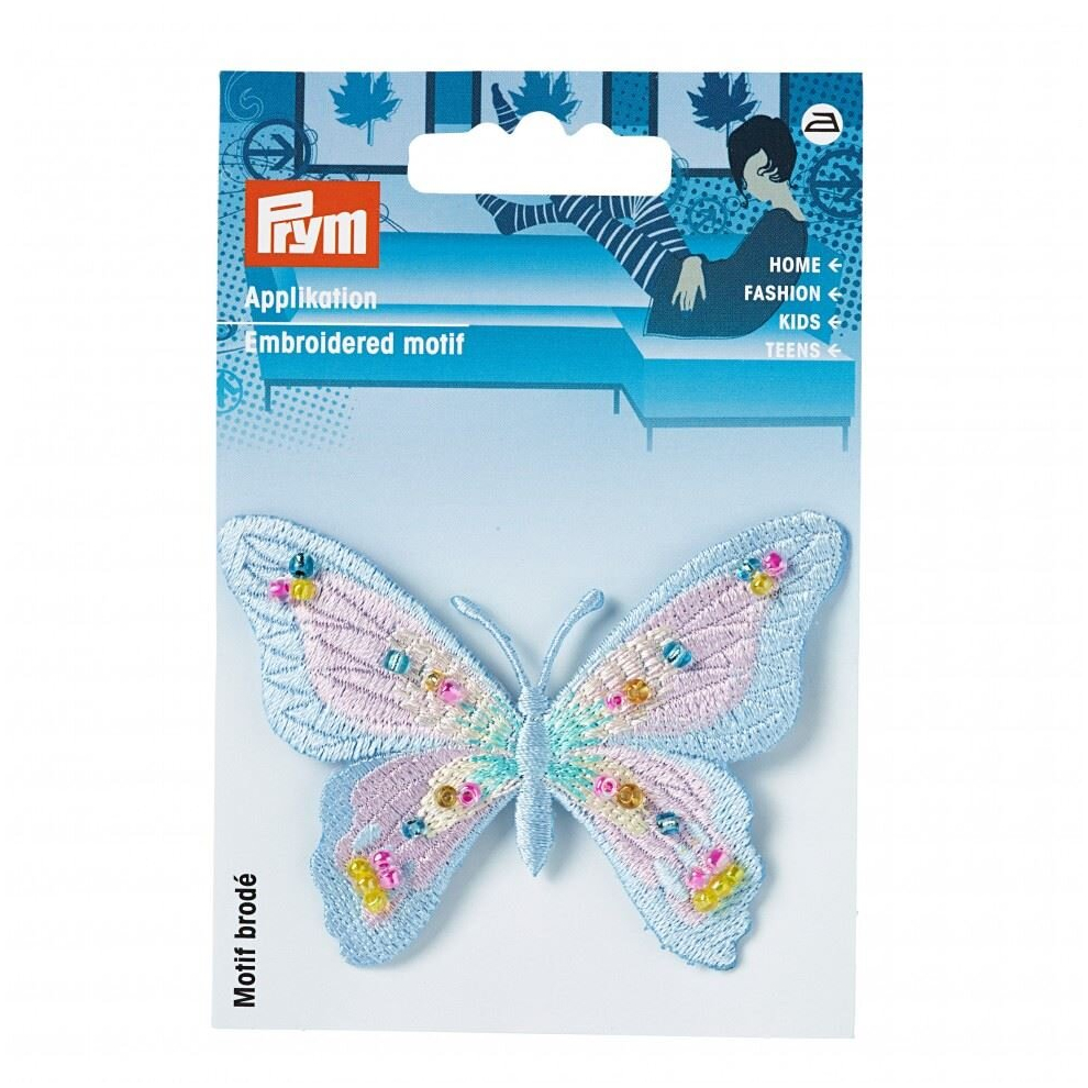Prym Patch Motif Butterfly - Each Blue
