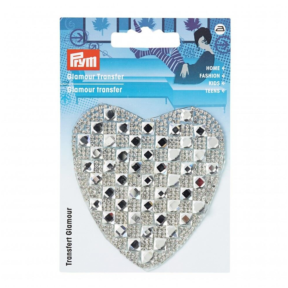 Prym Patch Motif Glamour Heart - Each