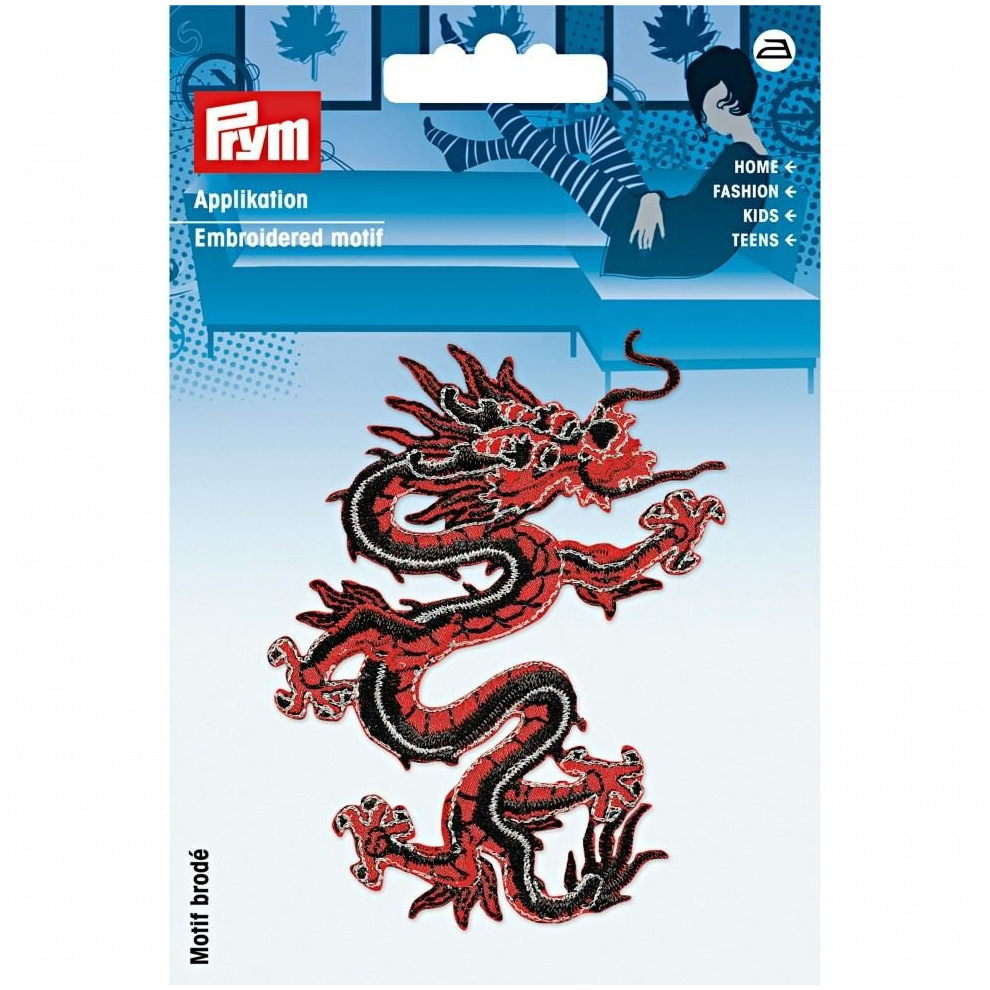 Prym Patch Motif Asian Dragon - Each