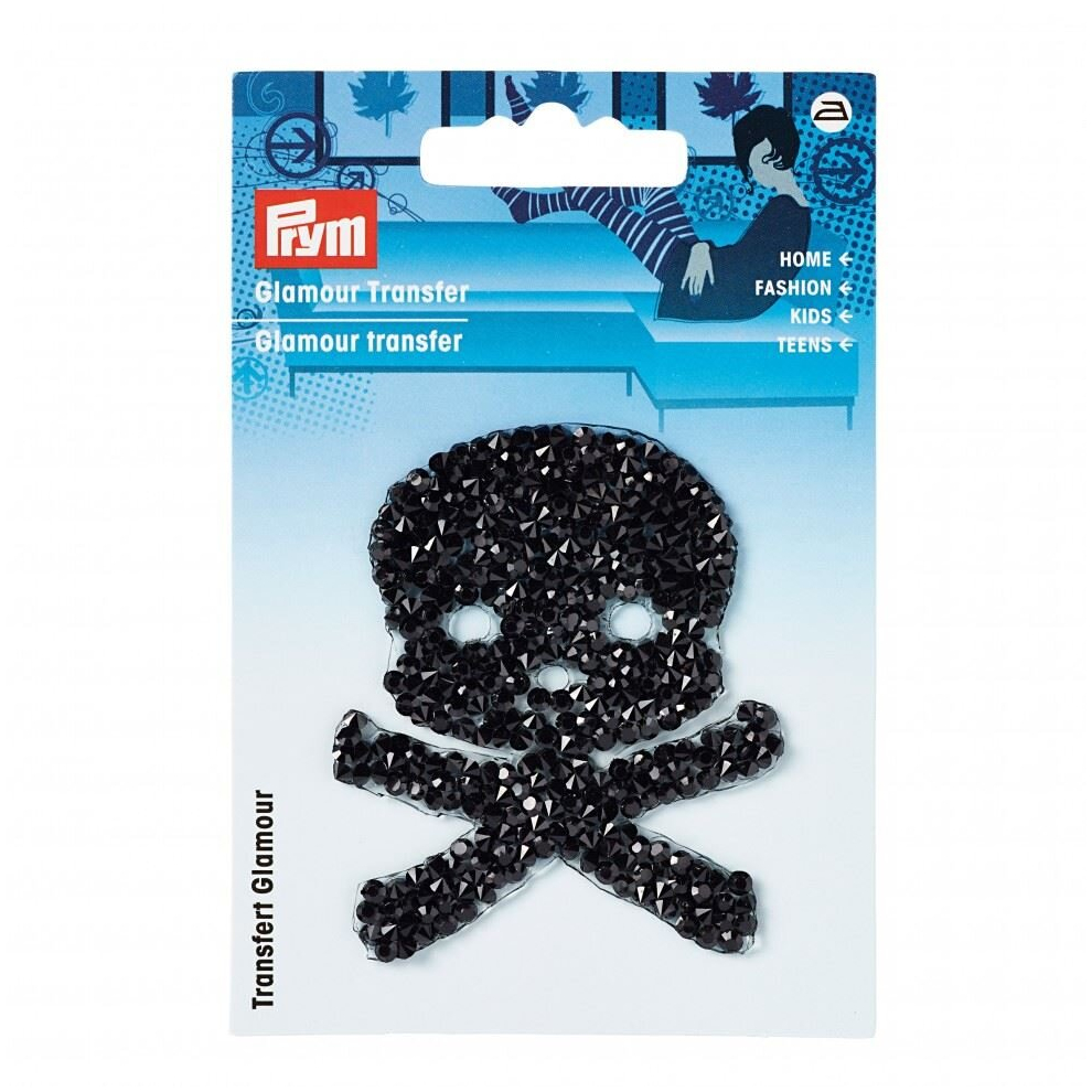 Prym Patch Motif Glamour Skull - Each