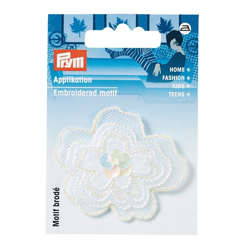 Prym Patch Motif Organza Flower - each