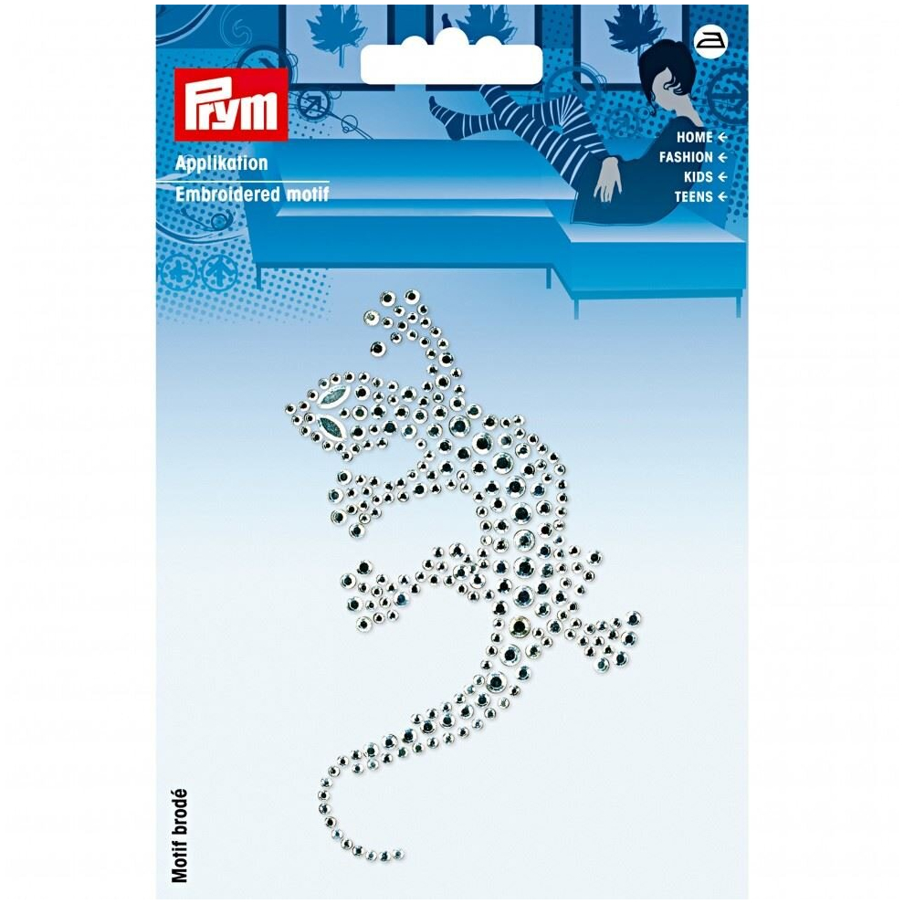 Prym Patch Motif Rhinestone Lizard - each