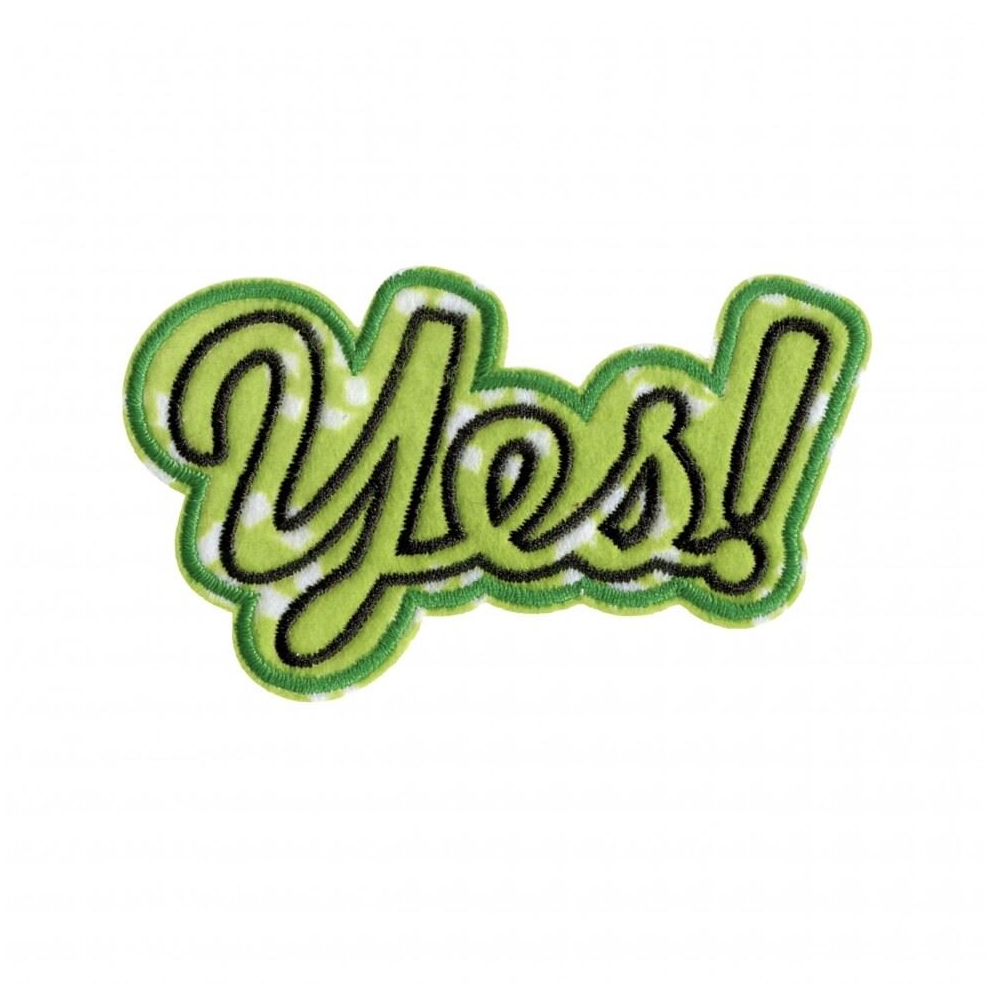 Prym Recycled Plastic Patch Motif Inscription Yes - each