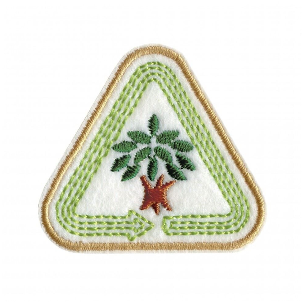 Prym Recycled Plastic Patch Motif Triangle Tree - Each