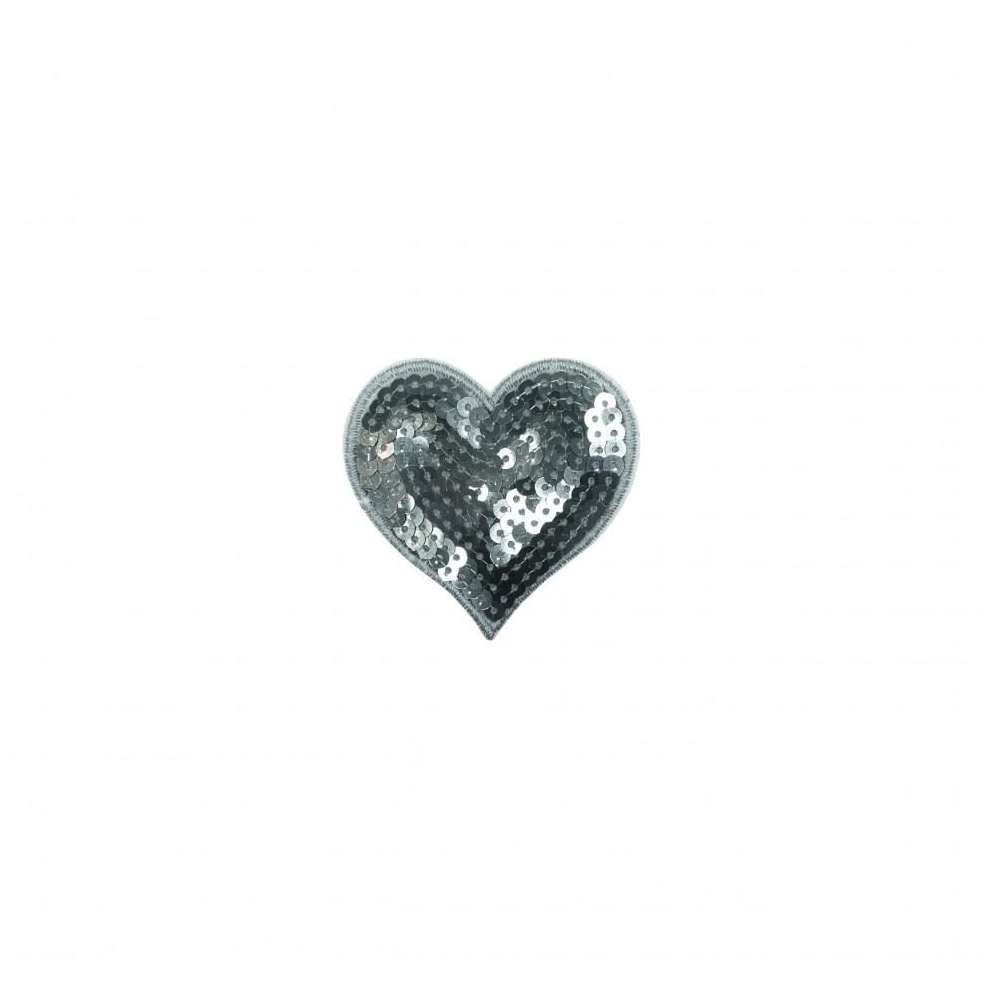 Prym Patch Motif Sequin Heart - Each
