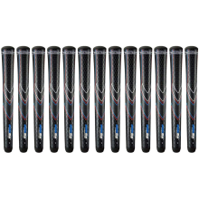 JumboMax Golf Griffe JMX Ultralite Tapered, Übergroße 25% leichter als Standard, Schwarz W/RWB - Set 13 Klein/SM