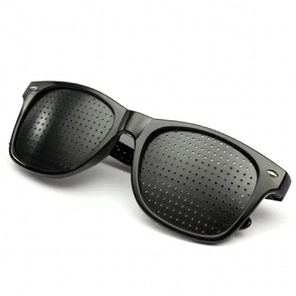 Multicoloured Anti-Myopia Pinhole Glasses Pin Hole Sunglasses Eye Exercise Eyesight Improve Natural Healing Vision Care Eyeglasses