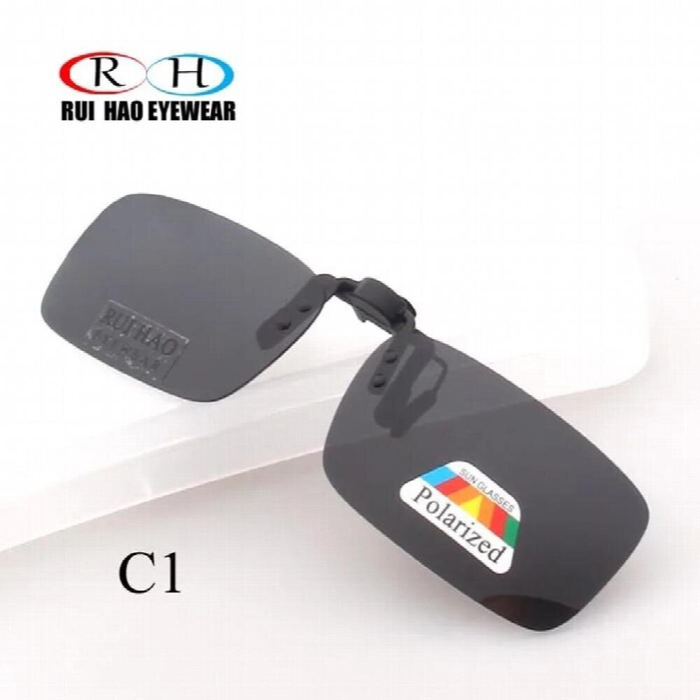 Grey Polarized Sunglasses Clip on Aviate Driving Sun Glasses Spectacles UV400 Goggles Eyeglasses Unisex Glasses Clip-image-OPC-PCR7ZVJ-NEW