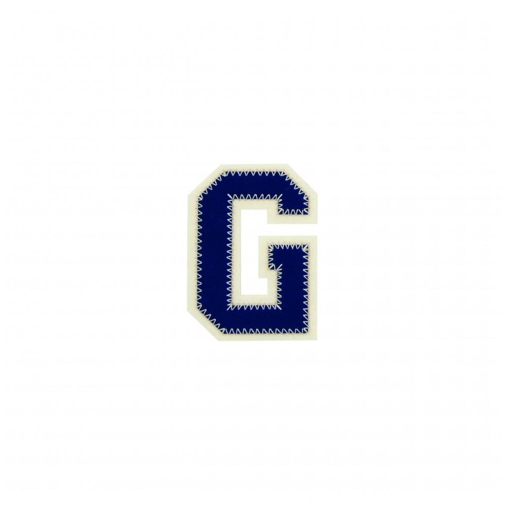 Prym Patch Motif Alphabet Letter Letter G - Each Blue