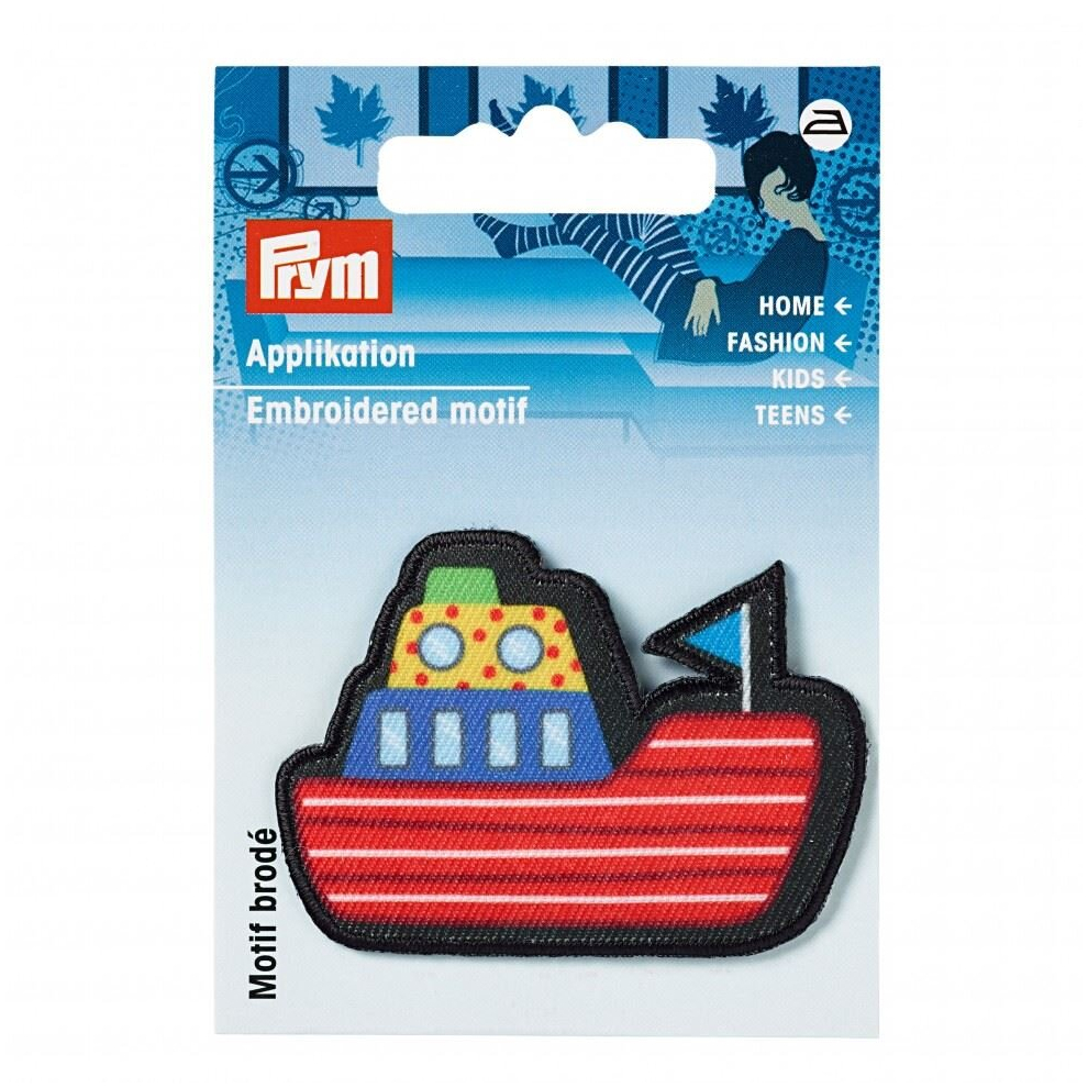 Prym Patch Motif Ship - Each Black
