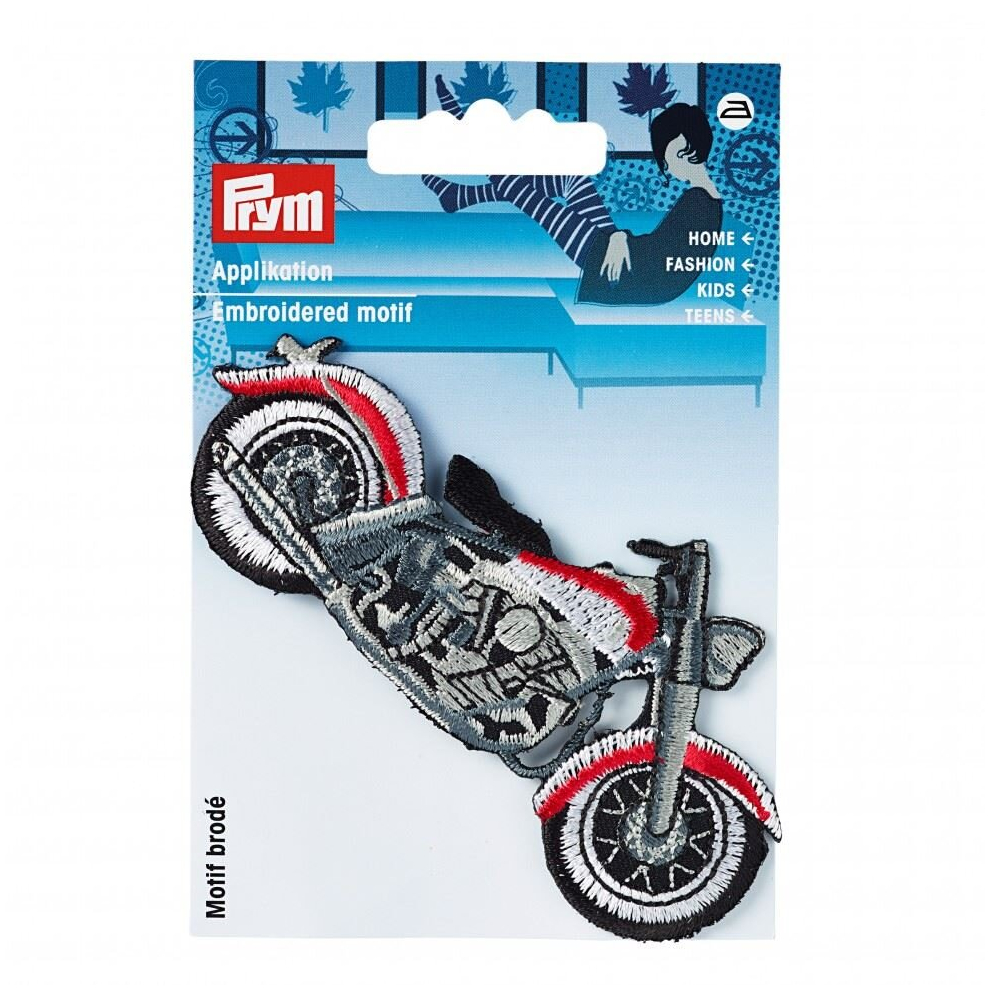 Prym Patch Motif Motorbike - Each