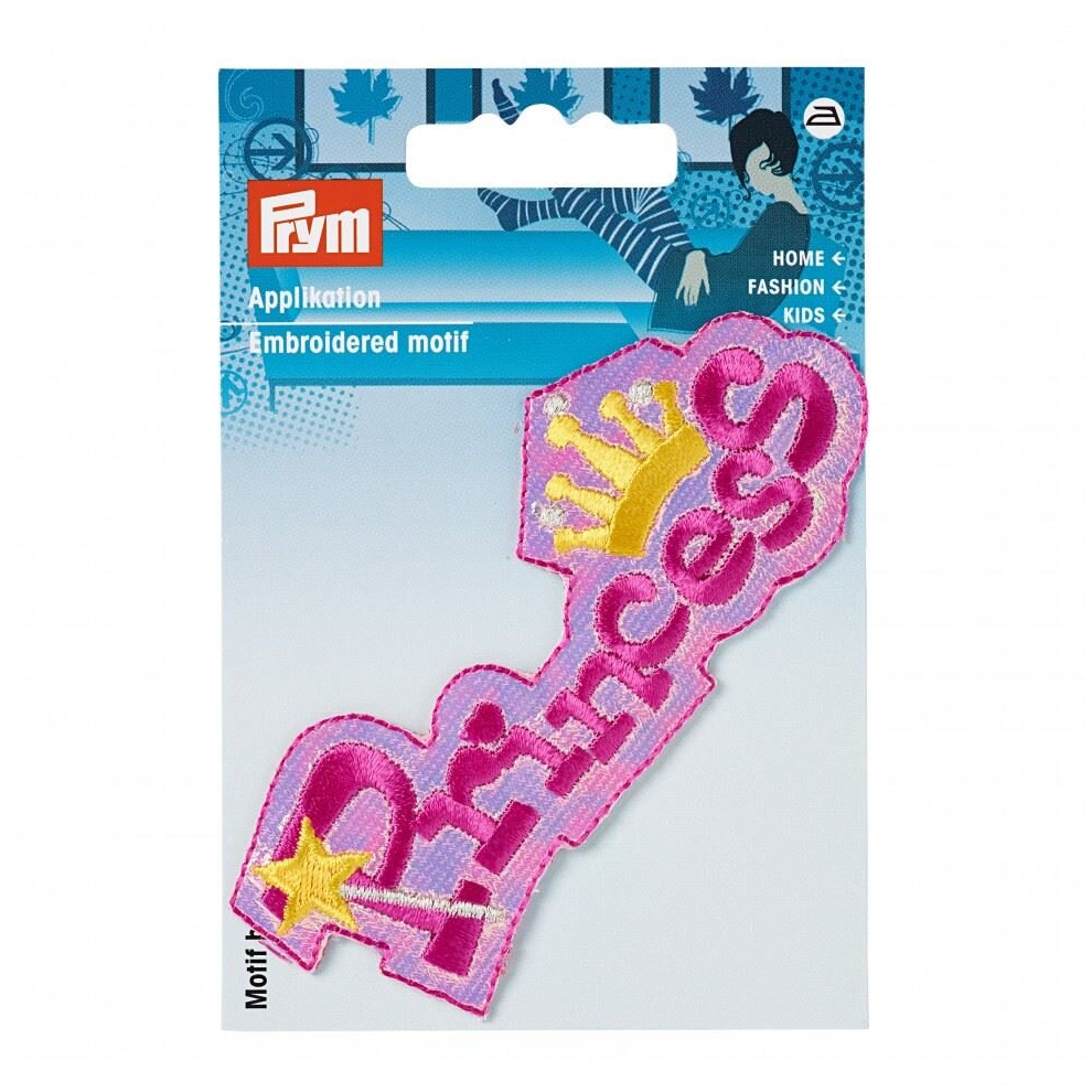 Prym Patch Motif Princess - Each Pink