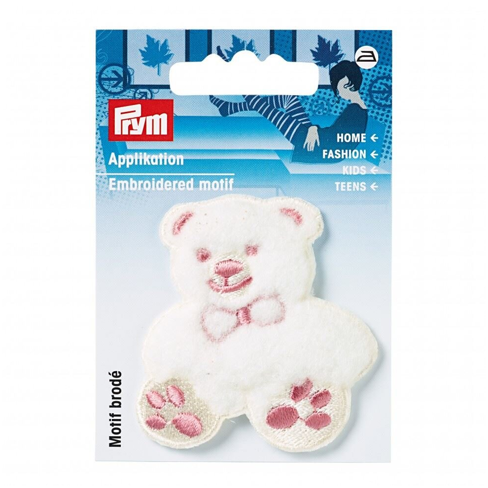 Prym Patch Motif Fleece Teddy - Each Beige