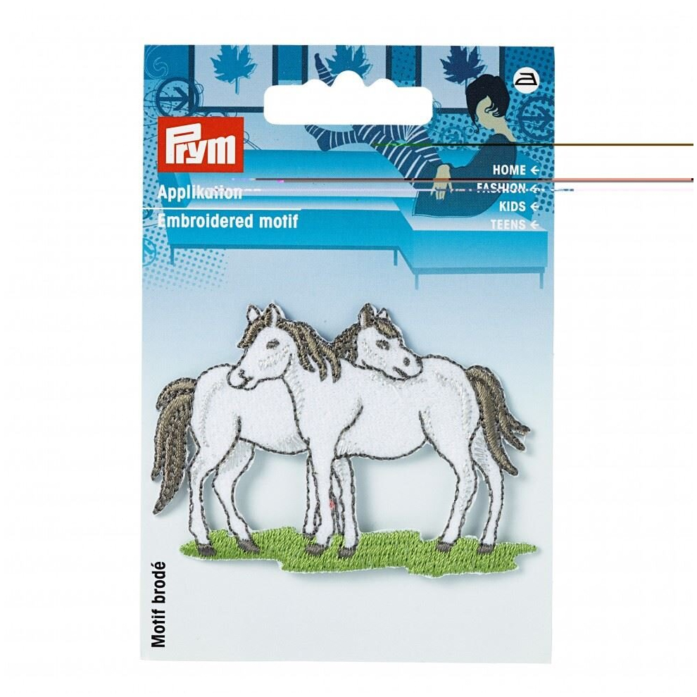 Prym Patch Motif Horse - Each White