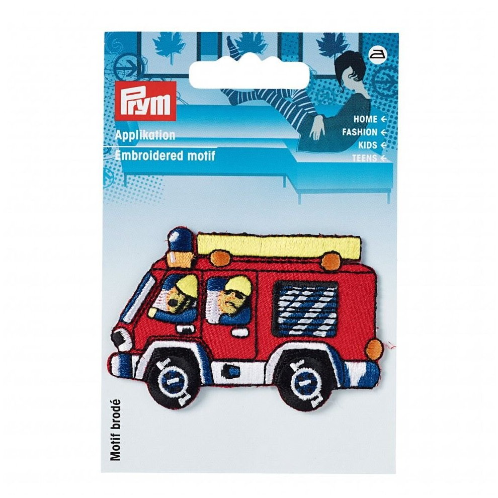 Prym Patch Motif Cartoon Fire Engine - each