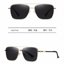 Men Polarized Sunglasses High Driving Rays Glasses Anti-glare Anti-UV Metal Double Beam UV400 Sun Glasses