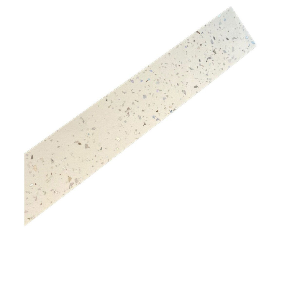 White sparkle 1.3M edging tape