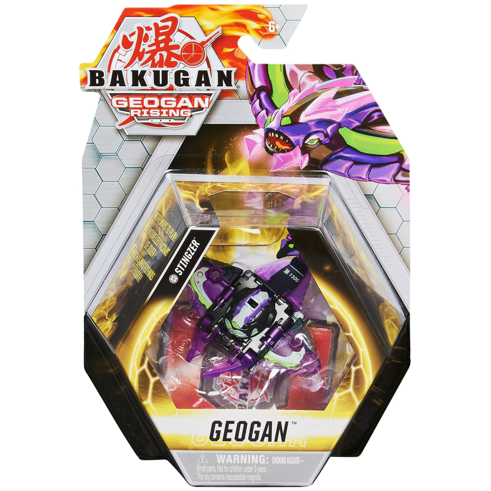 Bakugan geogan, Stingzer, geogan Rising collectible Action Figure and Trading cards