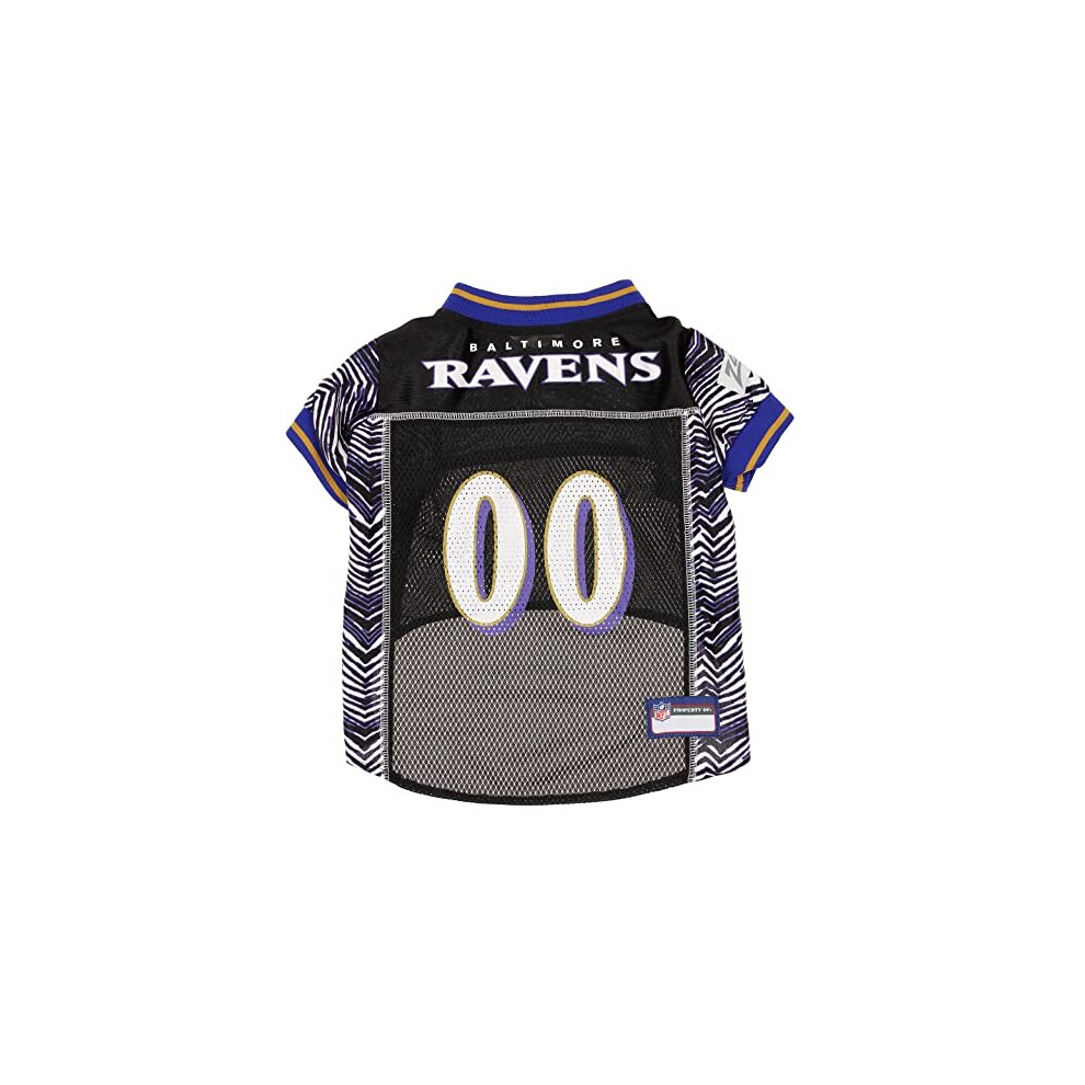 Zubaz Nfl Team-Haustiertrikot F?R Hunde, Baltimore Ravens, Xx-Large-image