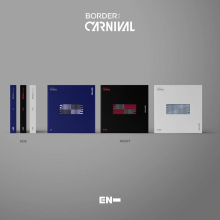 BIGHIT Ent. ENHYPEN - Border: Carnival (2:a Mini Album) Album+Extra Photokort Set (UP ver.), L200002158