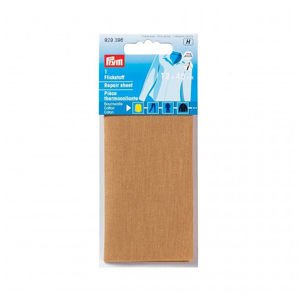Prym Cotton Repair Sheet Light Brown - Each