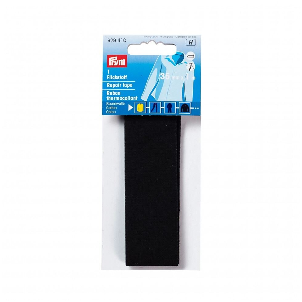 Prym Cotton Repair Sheet  Black - each