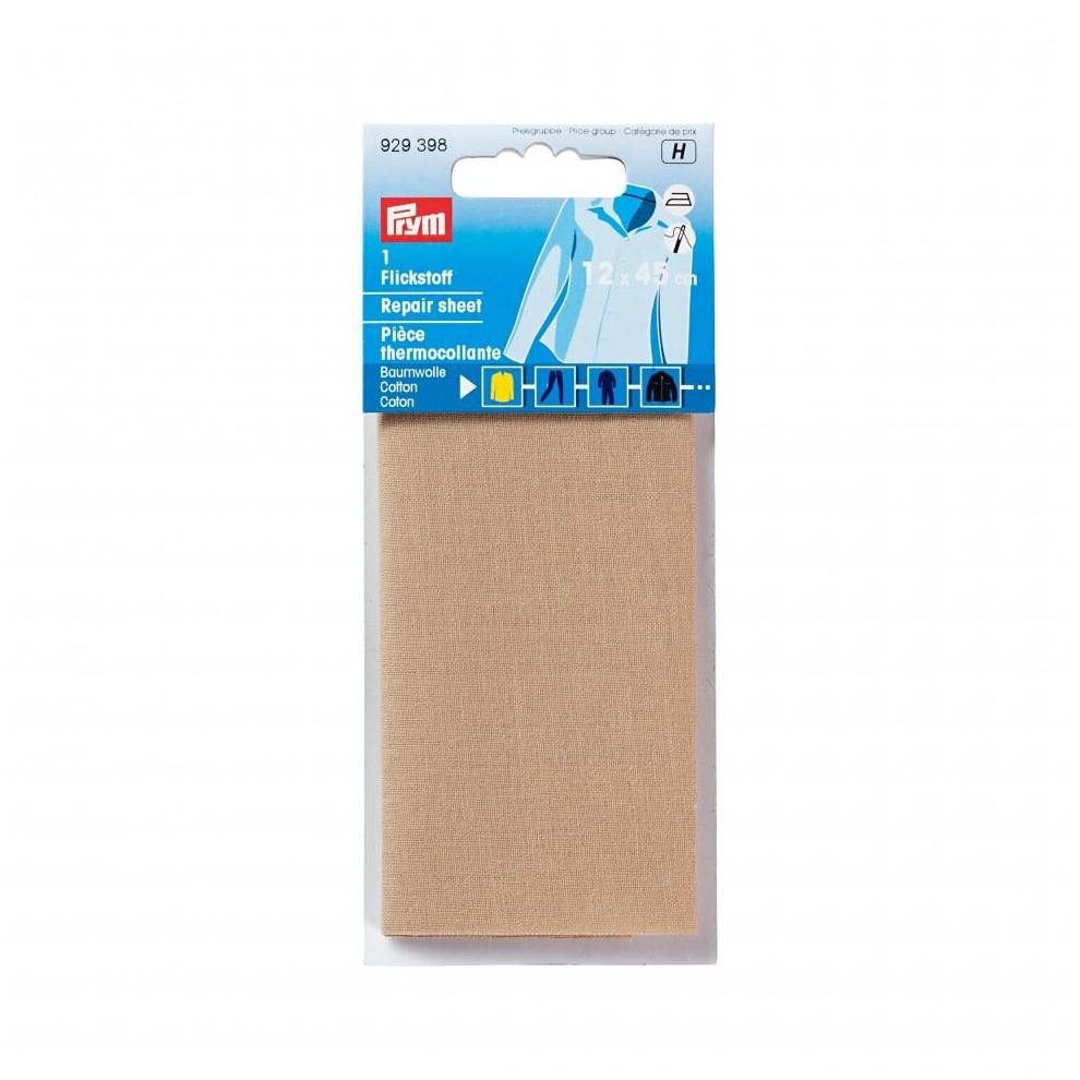 Prym Cotton Repair Sheet  Camel - each