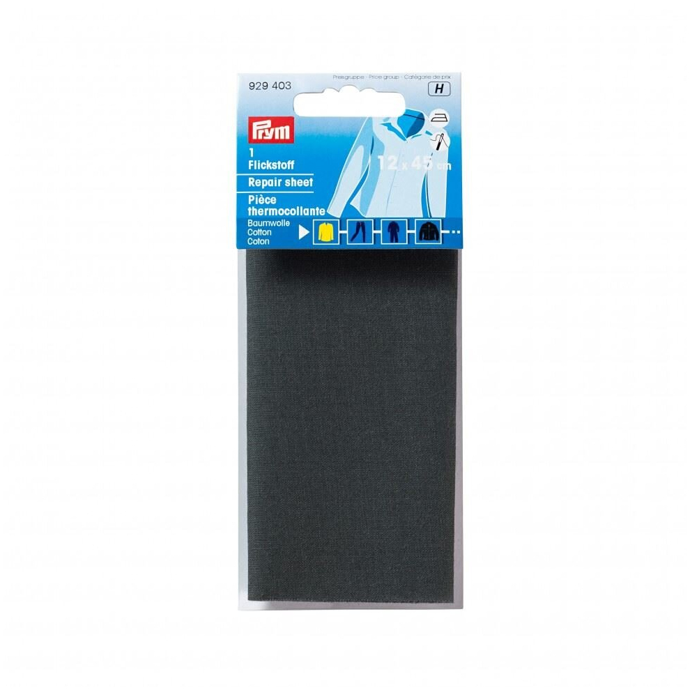 Prym Cotton Repair Sheet Grey - Each