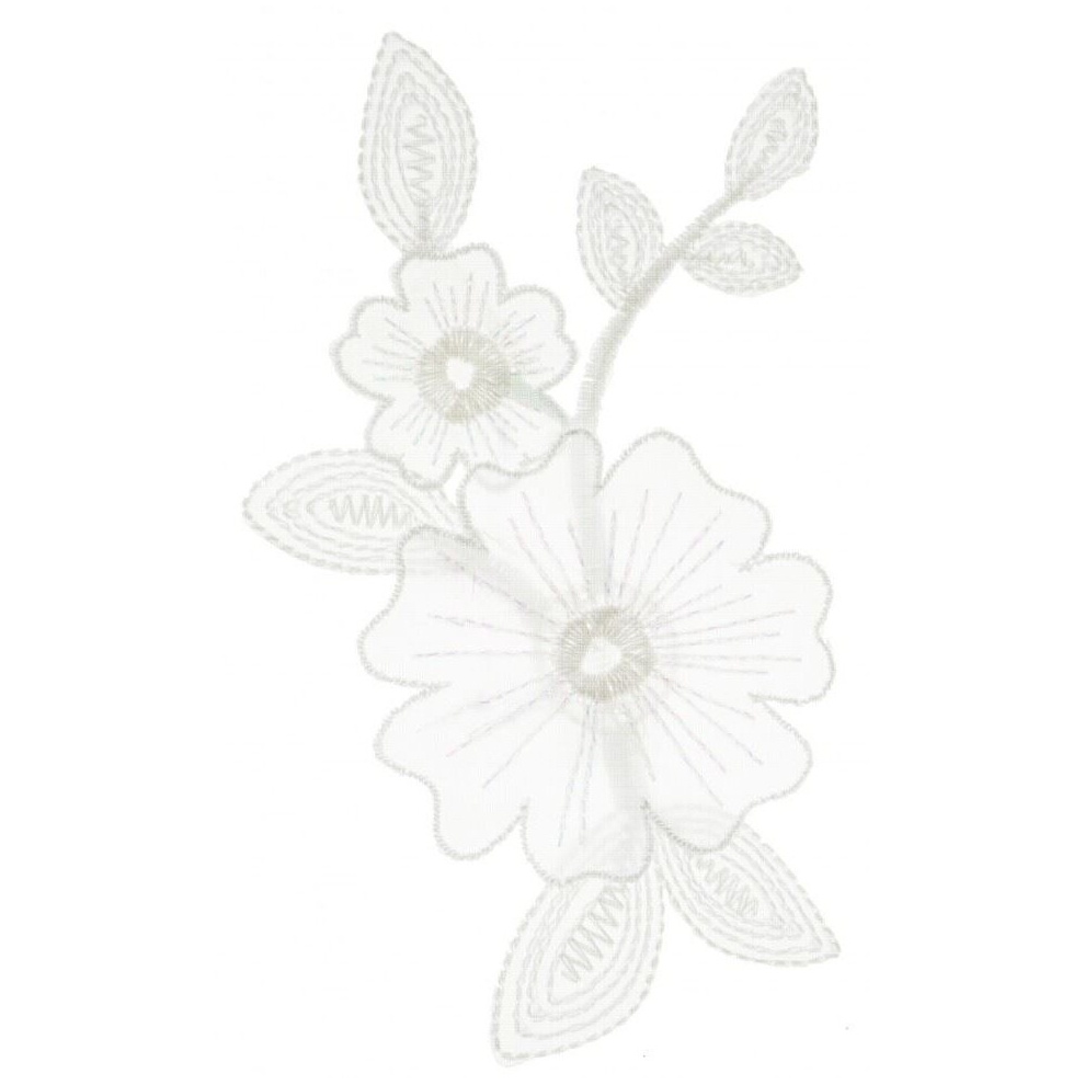 Simplicity Patch Motif Sheer Flowers For Dressmaking - A135-1931920030