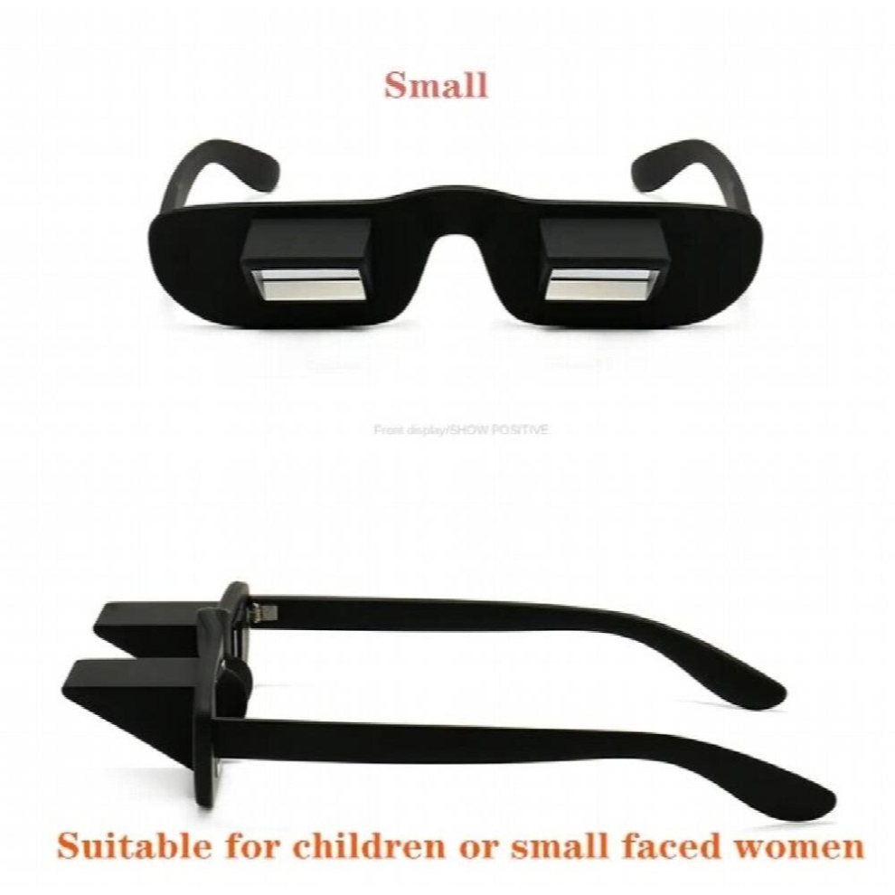 Funny Lazy Man Glasses Men Women Children Lying Down TV View HD Comfortable Reading Glass Lenses Refractive Glasses Y21