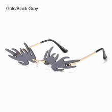 Funny Eyewear Cosplay Party Fairy Wings Sunglasses Rimless Sunglasses Angel Wings Shape Sun Glasses