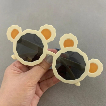 Cartoon Bear Sunglasses Male and Female Baby Sunglasses Outdoor Shade Beach Riding Play Sunglasses UV400