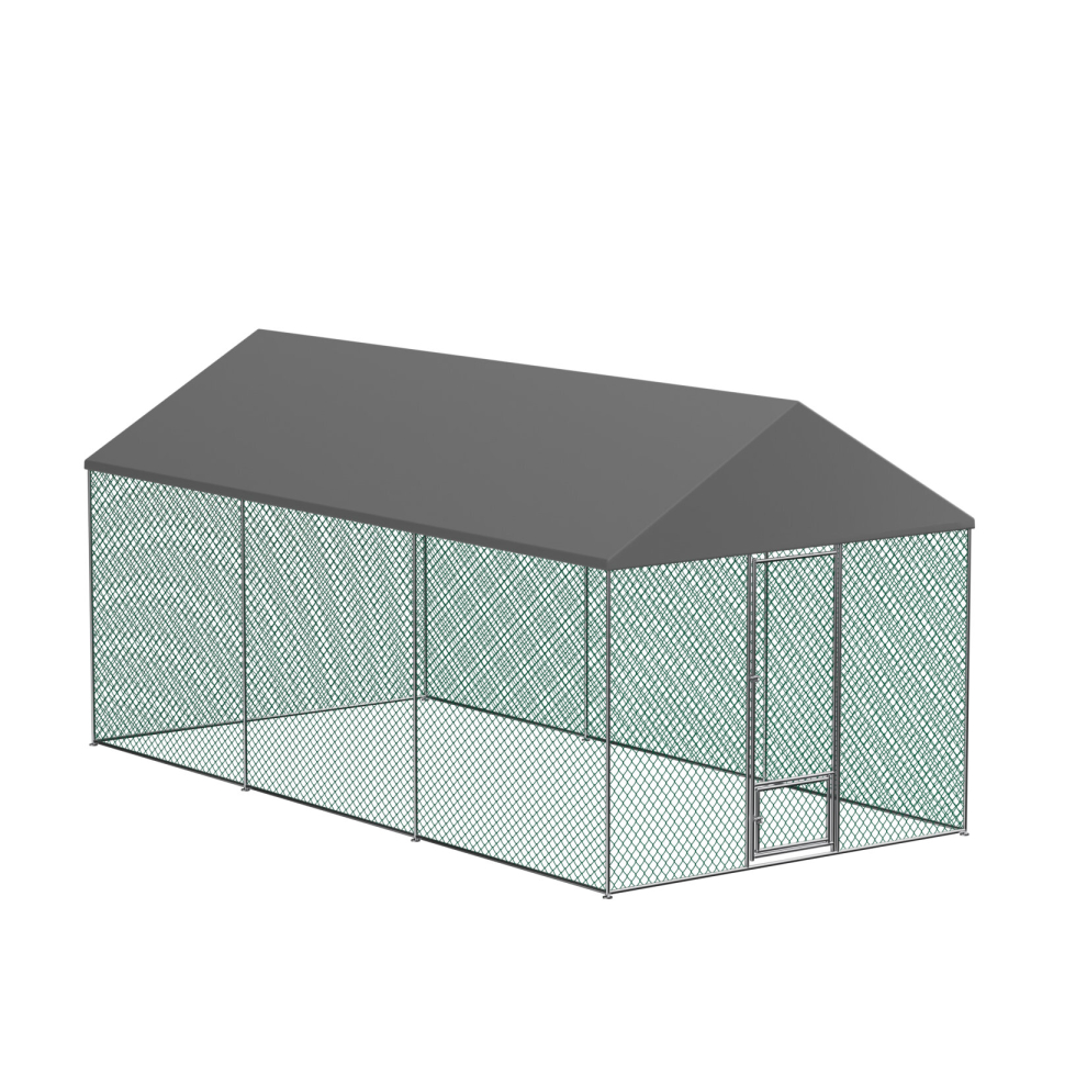 (XXL(6x4x2.7m)) Large Walk-In Chicken Run Chicken Coop Cage