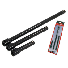 HEAVY DUTY 3PC 3/8" DRIVE IMPACT EXTENSION BAR SOCKET SET 75MM 150MM 250MM 0923