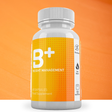 B+ Weight Management – 60 Capsules (1 Month Supply) with B Vitamins, Calcium & Apple Cider Vinegar