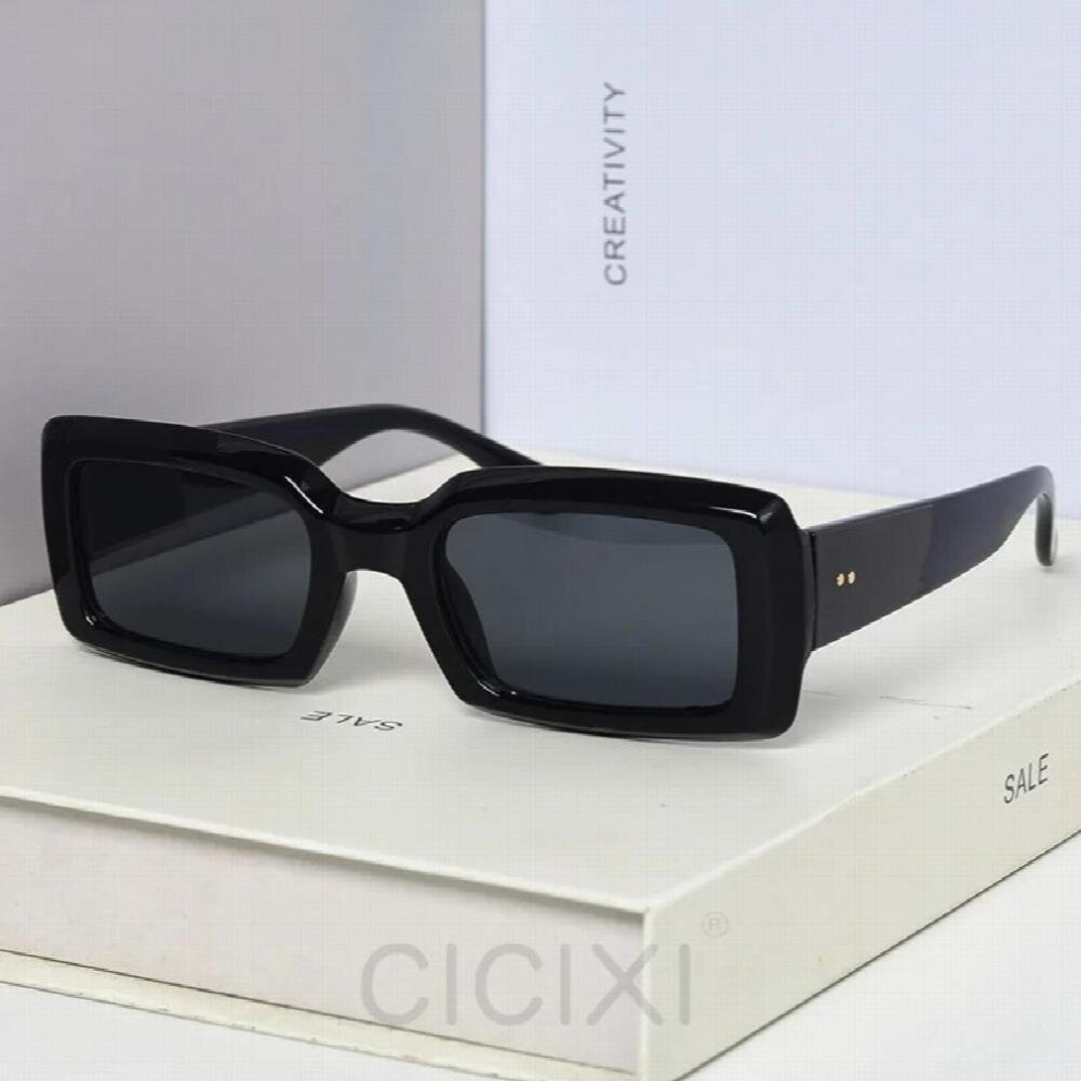 CICIXI Rectangle Sunglasses Women Ins Retro Jelly Green Eyewear Shades UV400 Men Square Sun Glasses Real Picture-image-OPC-PCRBBWJ-NEW