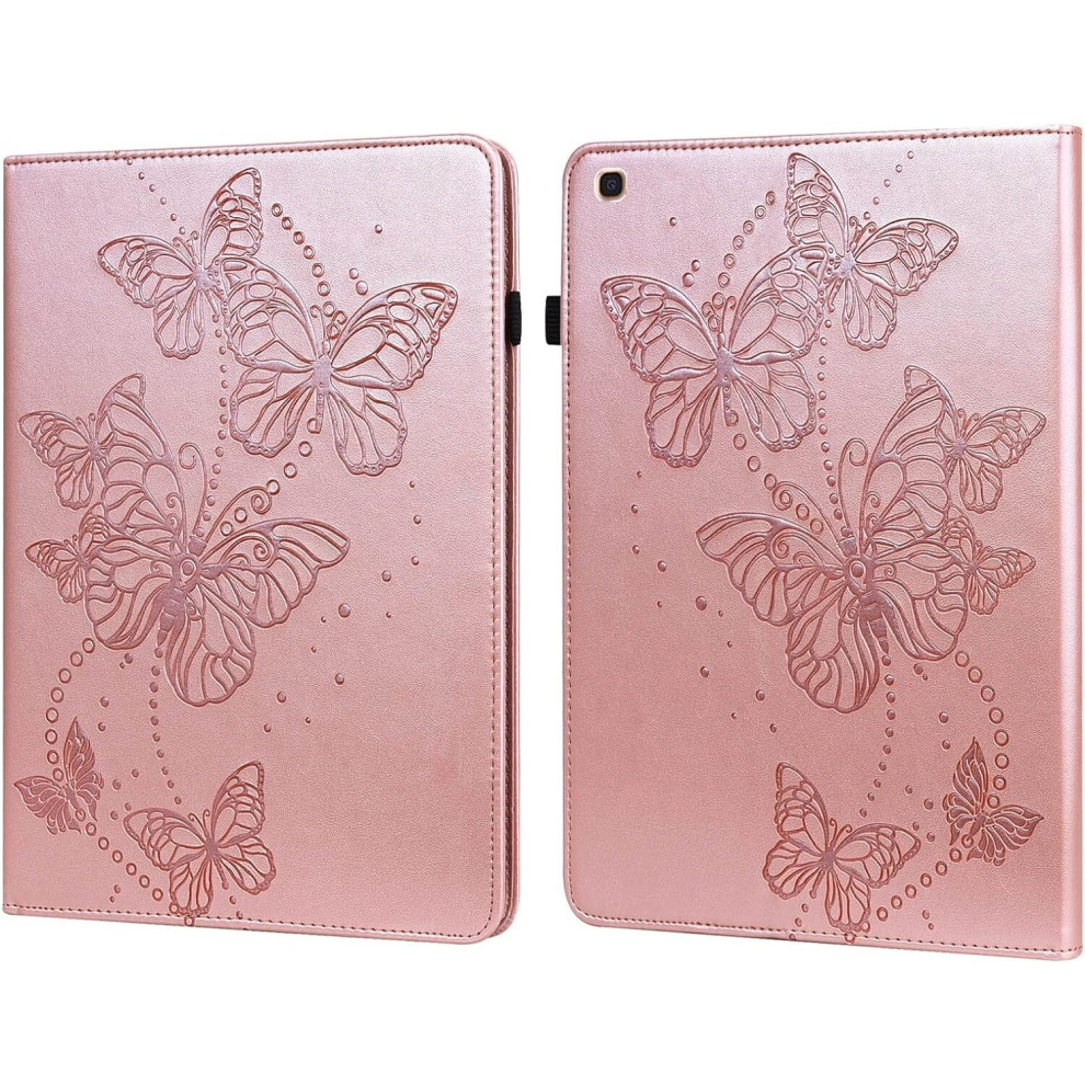For Samsung Galaxy Tab 10.1 Inch 2019 T510 Slim Folding Stand Folio Tablet Case, Adjustable Fixing With Card Slot Shockproof Tablet Case 7770197796231