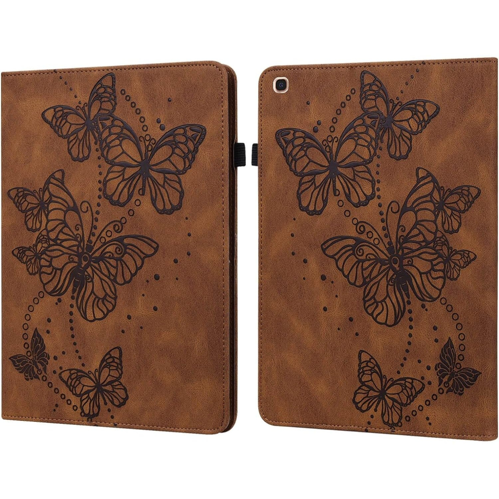 For Samsung Galaxy Tab 10.1 Inch 2019 T510 Slim Folding Stand Folio Tablet Case, Adjustable Fixing With Card Slot Shockproof Tablet Case 7770197796224